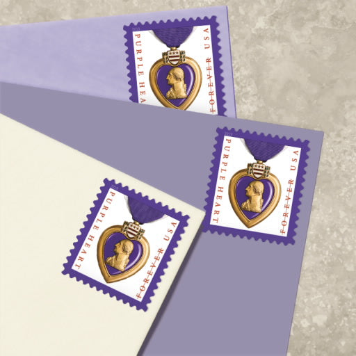 2019 Purple Heart Medal 2019 Stamps, Sheet of 20