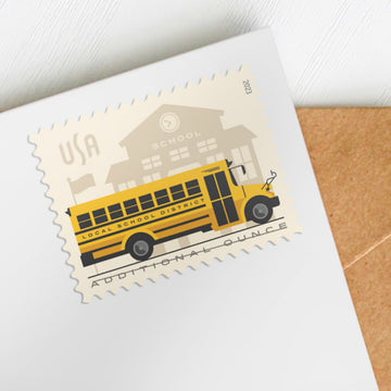 2023 School Bus Stamps, Sheet of 20