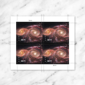 2026 Galaxy Pair Stamp, Sheet of 4
