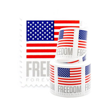 2023 U.S. Flag Forever Stamps - 100 Pcs Coil Roll (Self-Adhesive) Regular priceSale price $9.5
