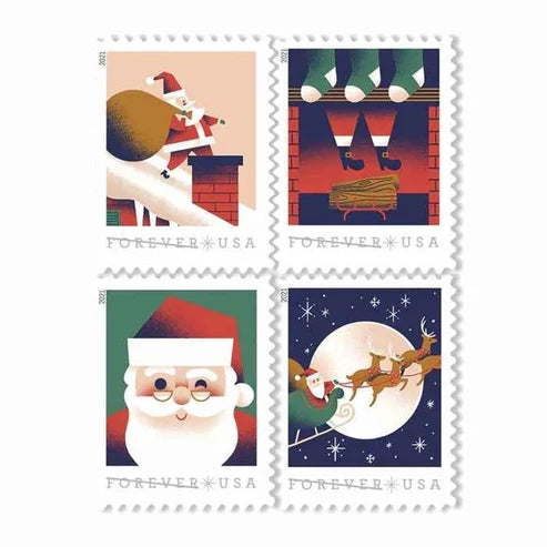 2021 A Visit from St. Nick Forever Stamps