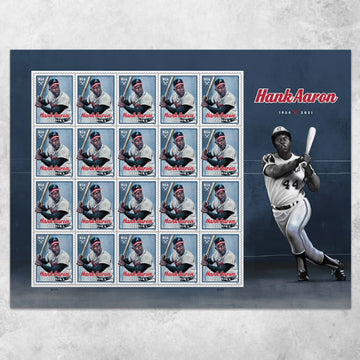 2024 Hank Aaron Stamps, Sheet of 20