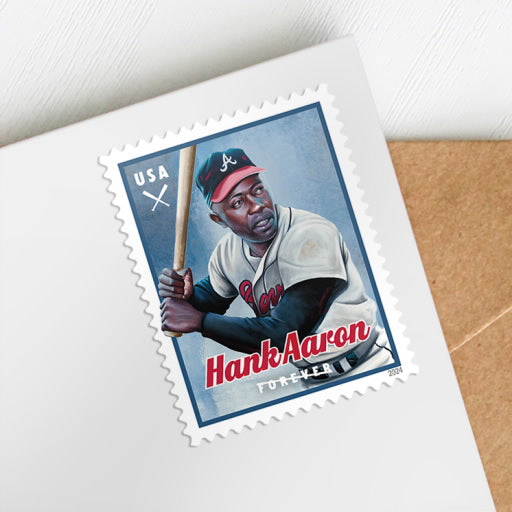 2024 Hank Aaron Stamps, Sheet of 20