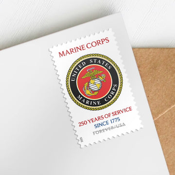 2025 U.S. Marine Corps 250th Stamps, Sheet of 20