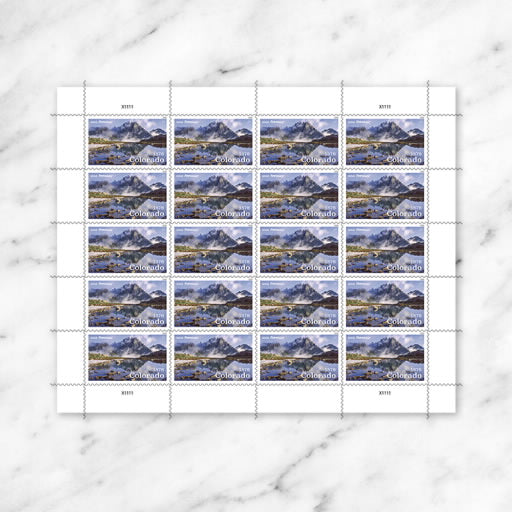 2026 Colorado Statehood Stamps, Sheet of 20