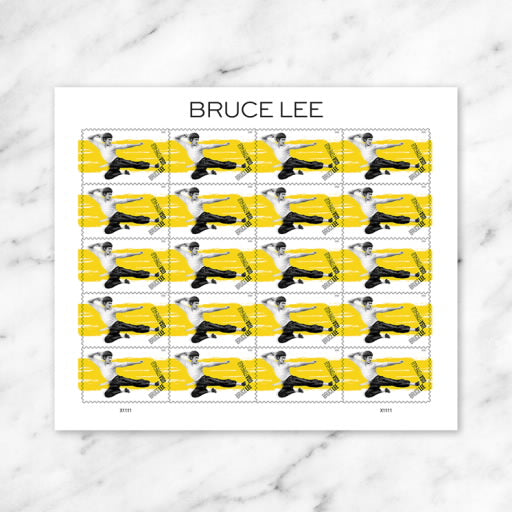 2026 Bruce Lee Stamps, Sheet of 20