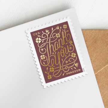 2020 Thank You Stamps, Sheet of 20