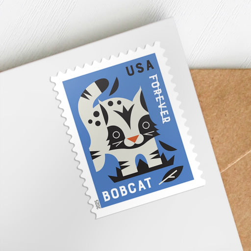 2025 Baby Wild Animals Stamps, Booklet of 20