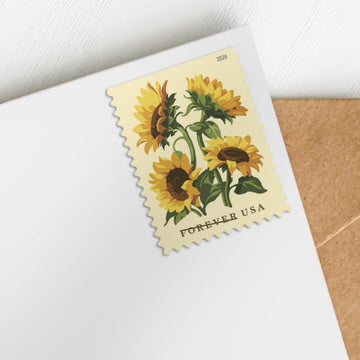 Sunflowers Stamps, Book of 20