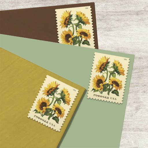 Sunflowers Stamps, Book of 20