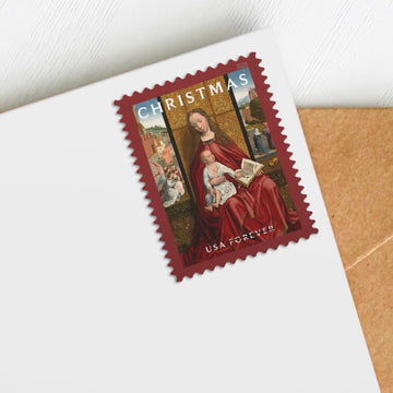 2026 Christmas Madonna and Child Stamps, Book of 20