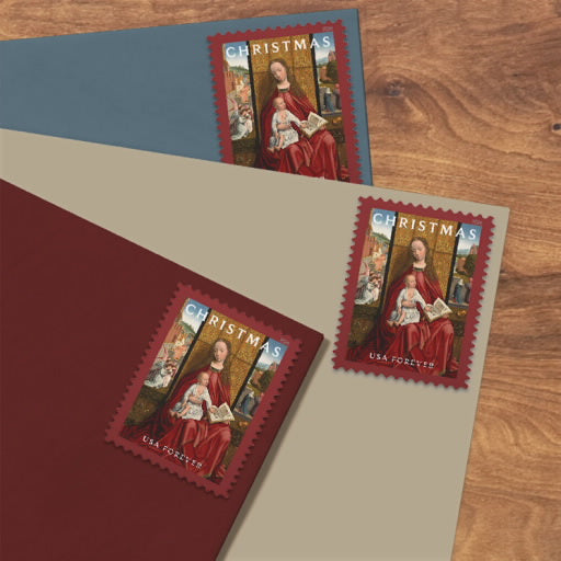 2026 Christmas Madonna and Child Stamps, Book of 20