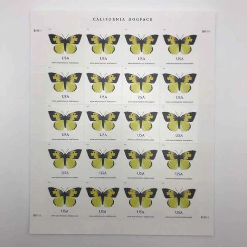 2019 California Butterfly Stamps