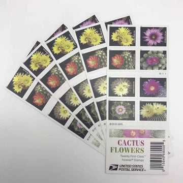 2019 Cactus Flowers Forever Stamps 100 pcs