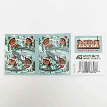2022 Holiday Elves Forever Stamps 100 pcs