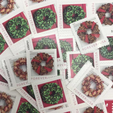 2019 Holiday Wreaths Forever Stamps Regular price$37.79 USD