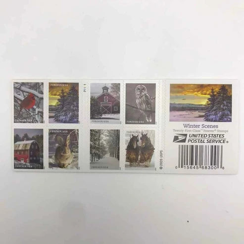 2020 Winter Scenes Forever Stamps