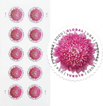 Global Chrysanthemum Stamps International 2020 (50pcs)